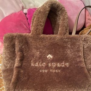 Kate spade Ella faux fur small tote